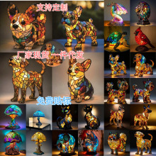 跨境Cat Lamp-Dachshund Lamp-Bigfoot Lamp树脂摆件雕像LED灯