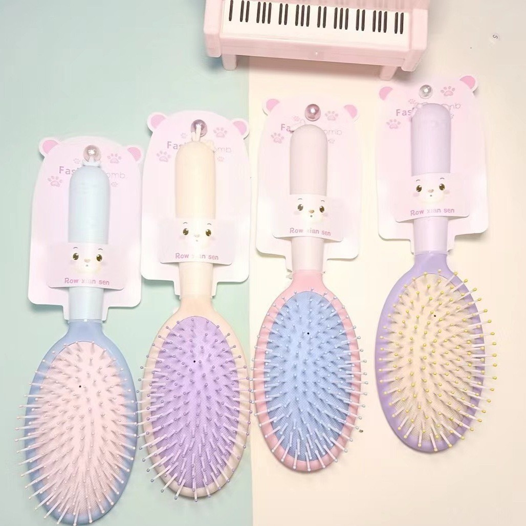 Peine de colchón de aire nuevo masaje popular peine de cabello rizado cómodo cuero cabelludo picazón cojín de aire masaje permanente peluquería