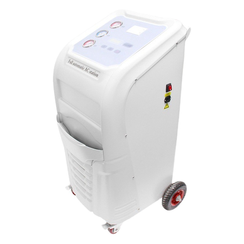 Máquina de reciclaje de refrigerante 1234yf Máquina de reciclaje de refrigerante antiestático desmontaje-Libre circulación de limpieza y llenado de nieve