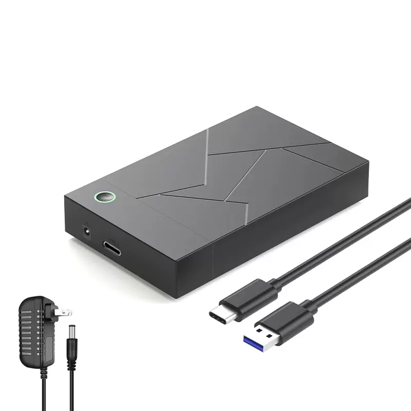定制3.5寸硬盘盒USB3.0 3.1接口台式机笔记本电脑通用移动硬盘盒