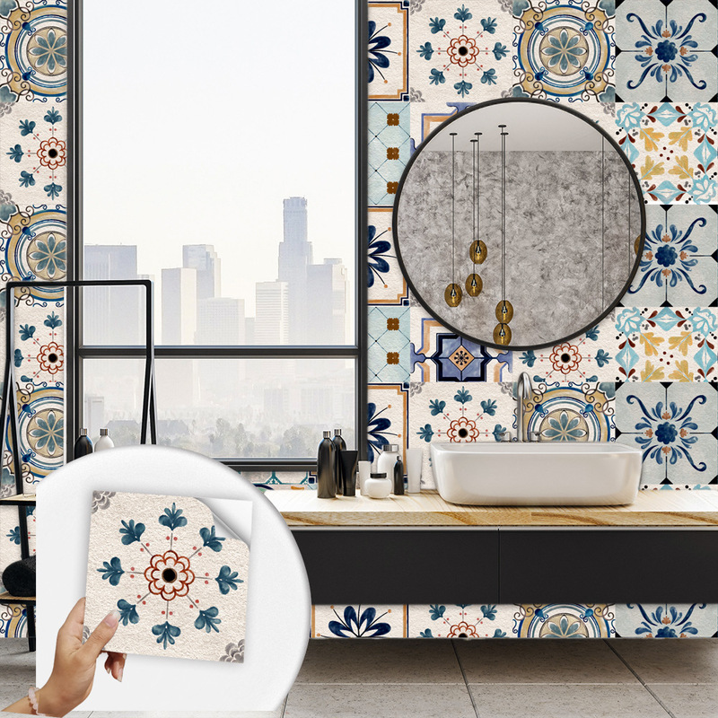 10/15/20cm simulation tile tile tile stickers kitchen rear baffle waterproof oil-proof surface bright film PVC wall stickers 10/15/20cm simulation tile tile tile stickers kitchen rear baffle waterproof oil-proof surface bright film PVC wall stickers
