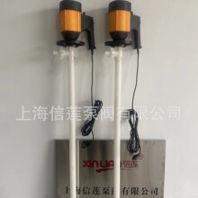 信莲HD-EX2(SB-3)-V+PVDF-700电动插桶泵化工抽液泵耐酸油抽油桶