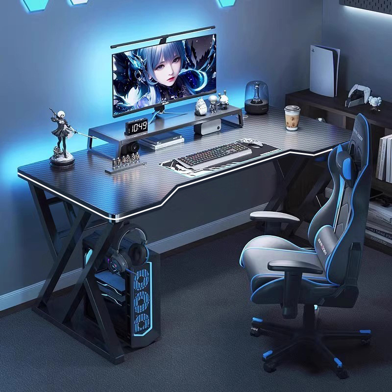 Computer Desk Desktop Home E-Sports Table and Chair Set Office Desk Simple Desk Game Table Study Writing Desk