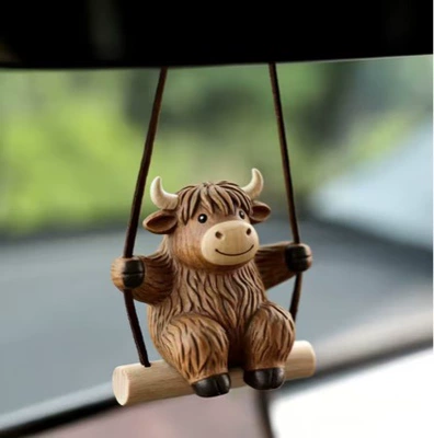 Cute Animal Yak Figurine — Other Automotive Interior Supplies
