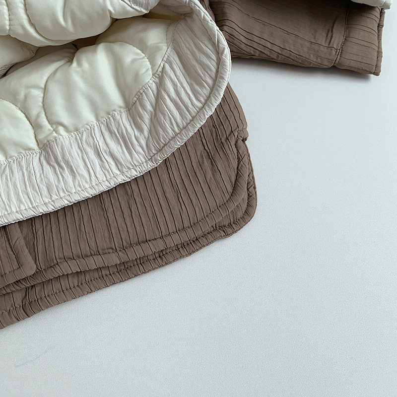 Tonizado ~ camisa de algodón para niños y niñas 2025 invierno nuevo estilo de niños coreano chaqueta de algodón japonés chaqueta de bebé