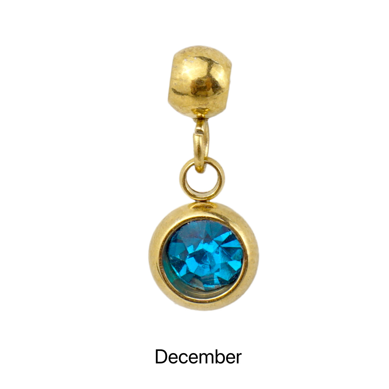 10g Weight Pendant Jewelry Making Type Birthstone Inlay Material DIY Jewelry Accessories Classification 5 PCS/Package Quantity 304 Stainless Steel Material Round Pattern All Seasons Season Simple Style Style 5 PCS/Package 304 Stainless Steel Birthstone Round Pendant 23
