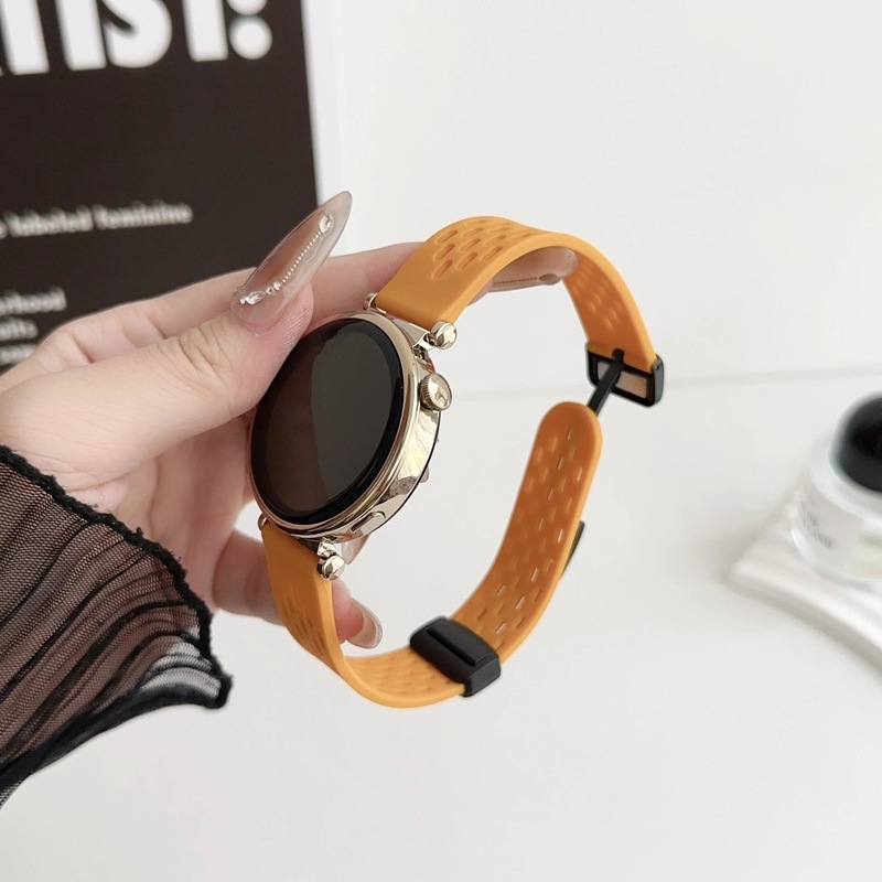 Huawei GT5 ウォッチ GT4 ストラップ通気性シリコン磁気バックル watch4/3pro パーソナライズされた 18 ミリメートルスポーツに適しています|undefined