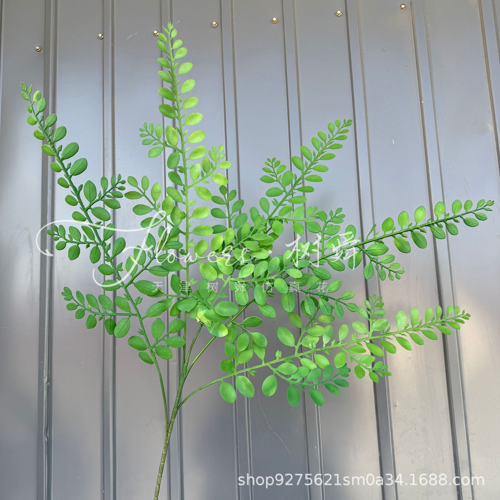 5 tenedores de nueve flores fragantes - verde degradado