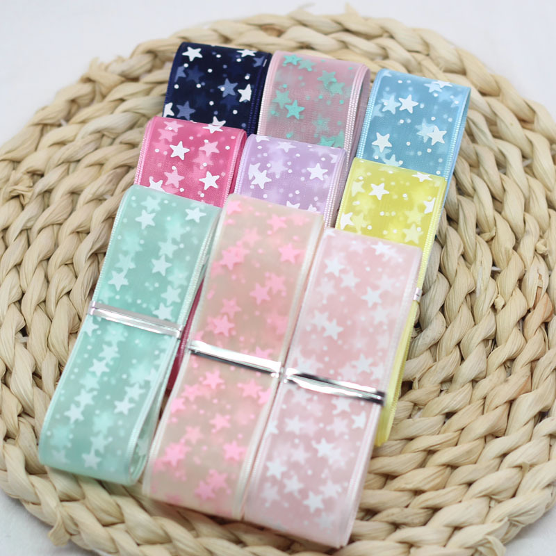 Transparent shiffon hair band