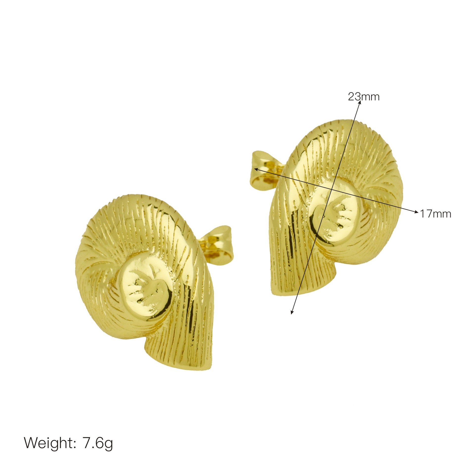 11g Weight Copper Ear Needle Material Drop Earrings Classification 1 Pair Quantity Holiday, Banquet Occasion Copper Material Starfish, Shell Pattern All Seasons Season Women's Gender Plating Design Casual, Elegant, Lady Style 1 Pair Casual Elegant Lady Starfish Shell Plating Copper Drop Earrings 14
