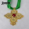 Ethiopian Cross -Striole necklace necklace women's gold Africa cross/ Habesha necklace