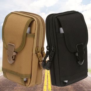 AliExpress Hot Sale Men Wear Belt Mobile Phone Bag Outdoor Sports Mobile Phone Waist Bag Vertical Waist Bag Wholesale