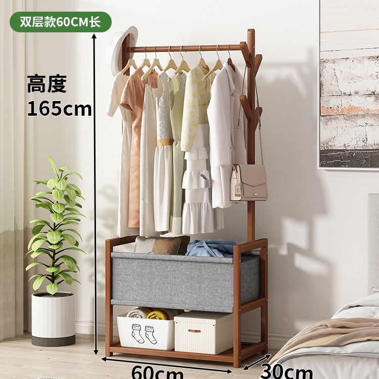 다크 브라운 색상 [회색 천 세트] 긴 60cm 더블 레이어