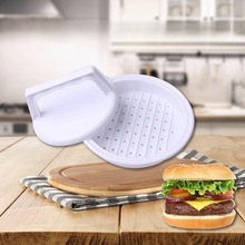 跨境汉堡多功能肉饼器手动汉堡压肉制做器PP塑料厨房制作肉饼模具