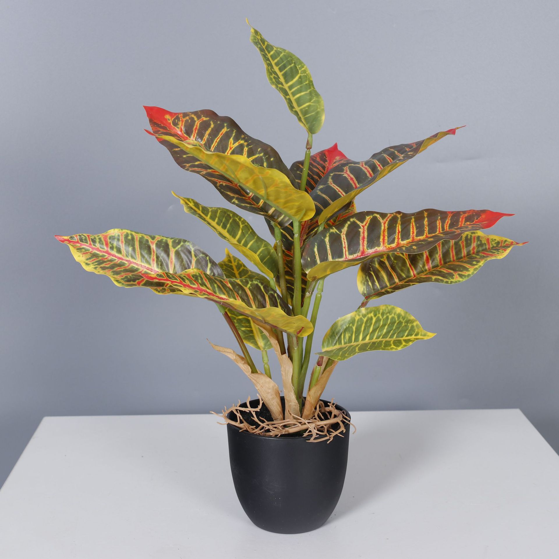 Gran planta de simulación nórdica, plátano viajero, girasol, árbol falso, planta en maceta, decoración de la sala de estar, planta verde de simulación