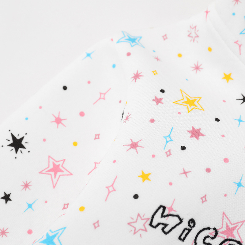 Mint Miaow 25秋季New甜美可爱星星满印元素连帽卫衣开衫|undefined