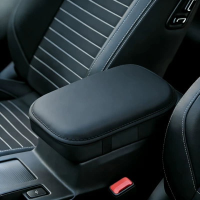 Armrest box – Pad - classic-black-thick-leather-model