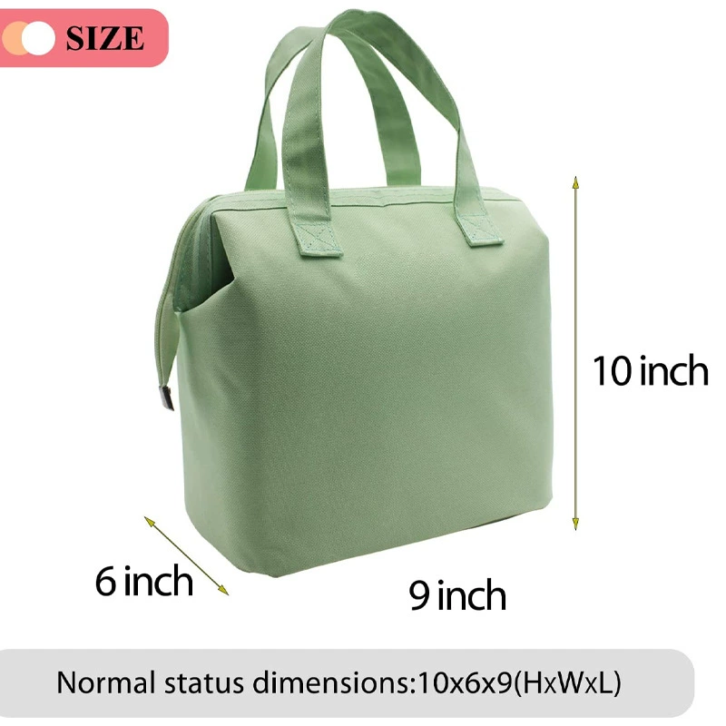 Capacious thermal bag, warm thermos, simple and elegant design
