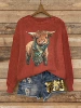 Red [Pullover Round Neck]