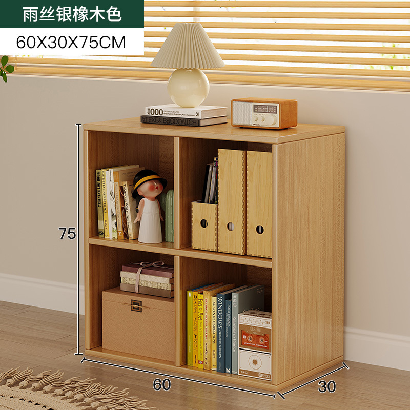 Estante de estantería Estante de rejilla de piso a techo Estante para libros Gabinete de almacenamiento de combinación gratuita para el hogar Gabinete de ocho compartimentos Gabinete corto Armario de almacenamiento