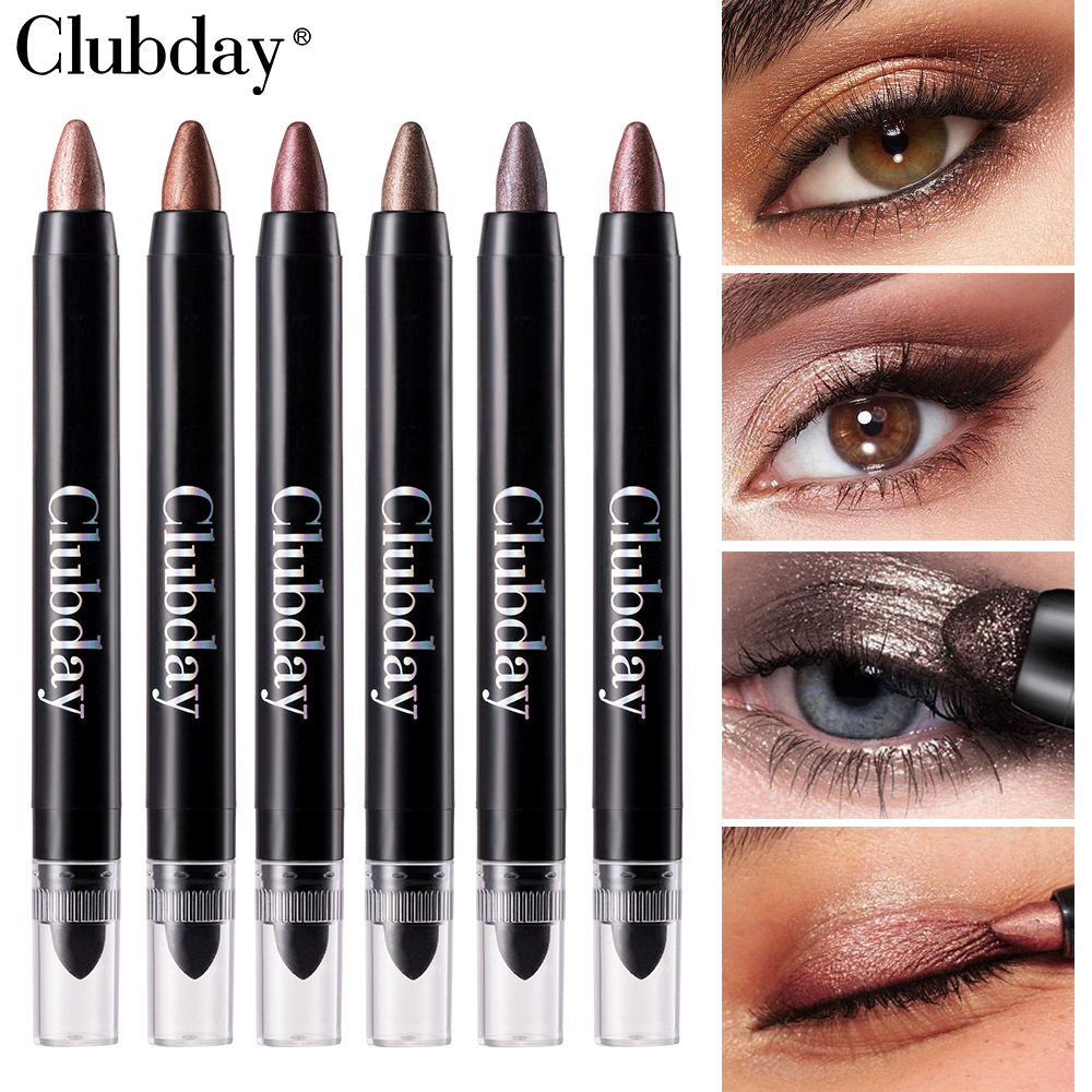 Cross-border bestseller Eye shadow stick, pearlescent eye shadow pen, high-gloss brightening, non-smudging eye makeup set Eye Shadow undefined