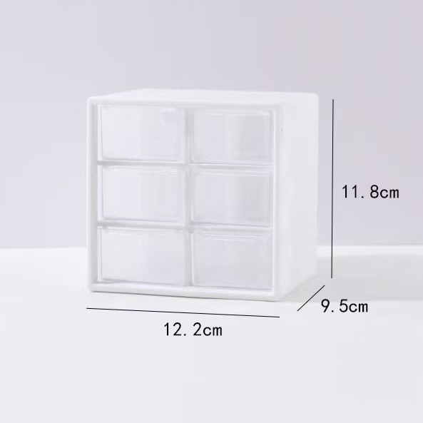 Small six-square grid white [send random stickers]