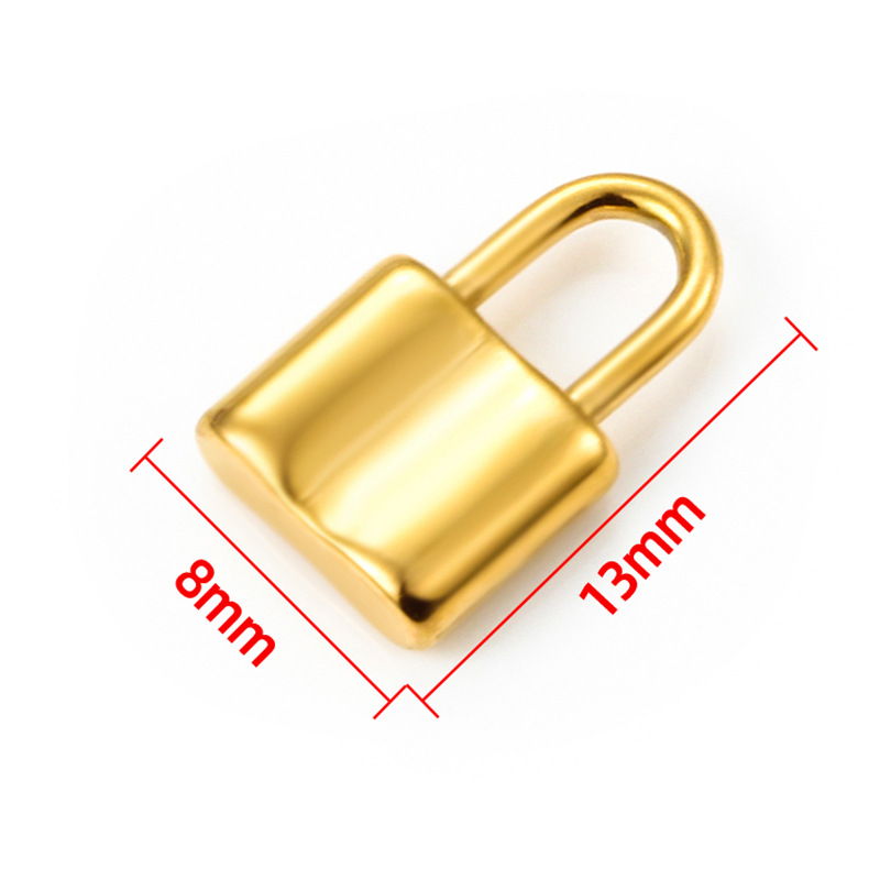 4g Weight 1 Piece 304 Stainless Steel Lock Pendant