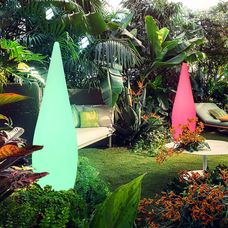 LED發光水滴燈戶外庭院景觀亮化裝飾燈防水落地燈婚禮婚慶路引燈