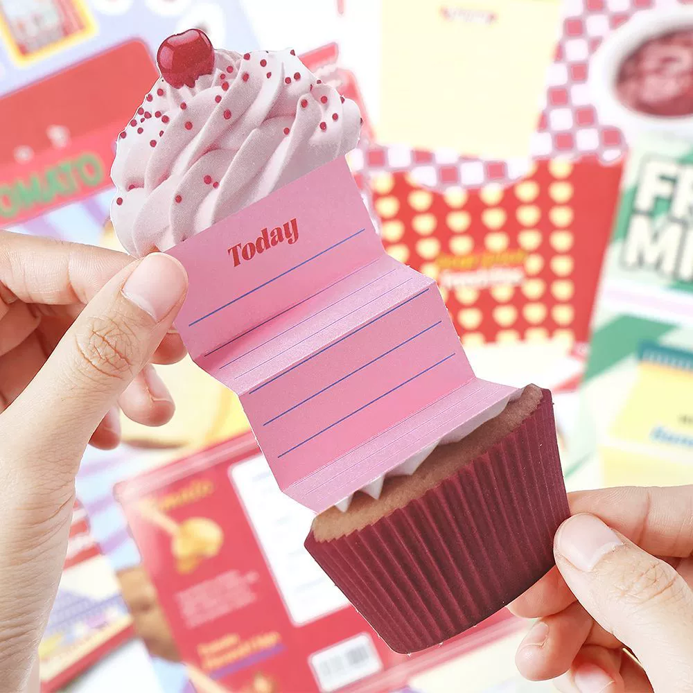 Infeel.Me writeable material book, fun sticky note paper series, ancient style creative hand note fun small mechanism