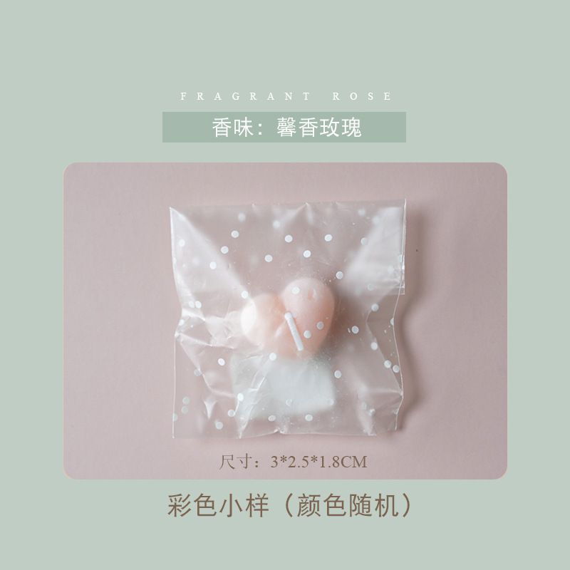 Fragancia de muestra de vela de aromaterapia: Rosa fragante (color aleatorio)
