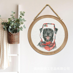 ホームウェアペット犬吊り絵画リビングルーム装飾絵画寝室壁画ダイニングテーブル壁動物吊り絵画