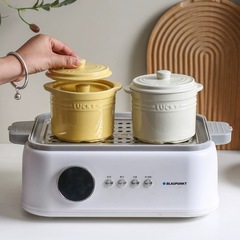 陶磁器のダブルカバーは水を隔てています。