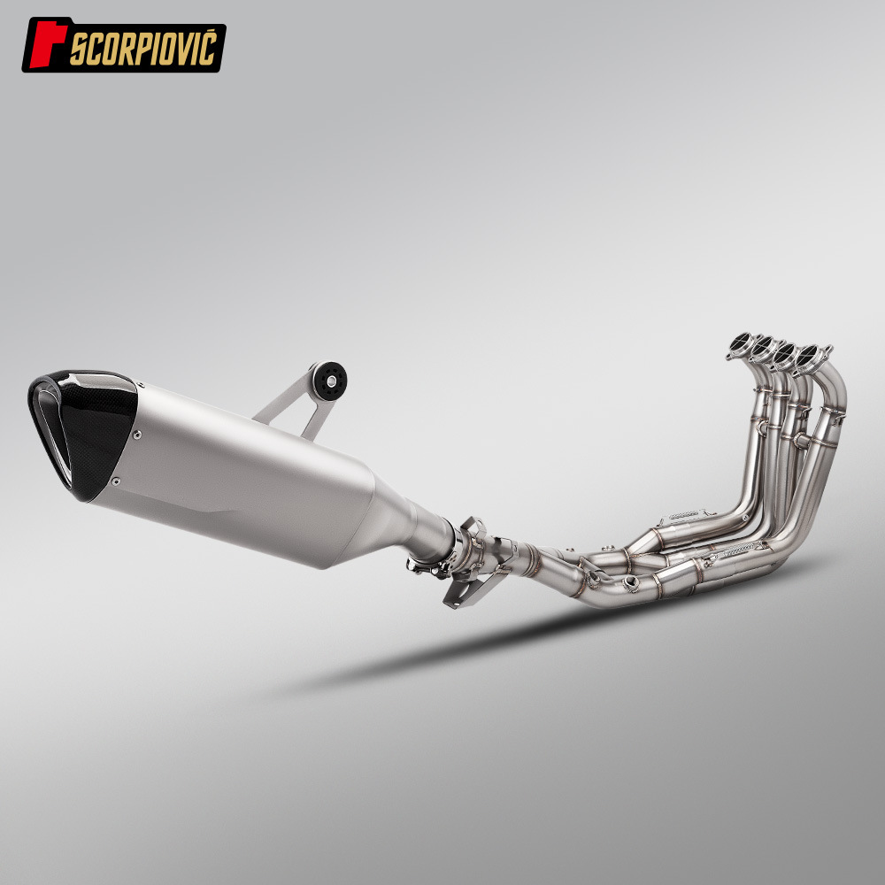 Motorcycle S1000Xr Modification Stainless Steel Split Straight-Through Front and Rear Section Set Full Exhaust Pipe Set