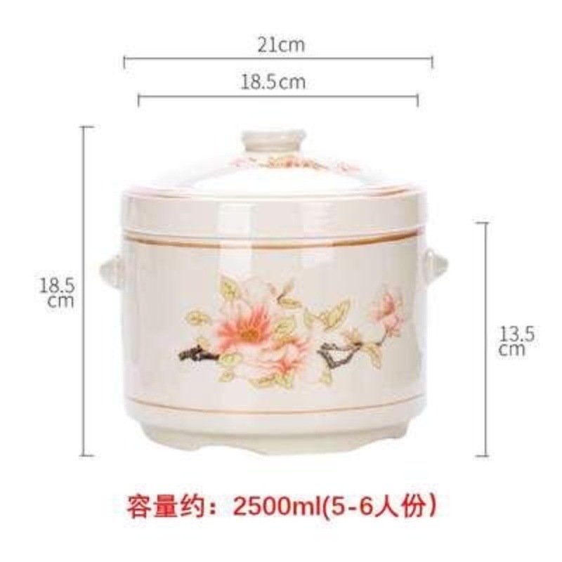 陶瓷双盖炖盅隔水炖家用煲汤炖汤盅煲炖罐燕窝炖燕窝瓦罐|undefined