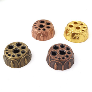 Factory wholesale ten-hole lotus incense incense burner alloy incense accessories multi-functional incense holder line incense incense plate incense holder