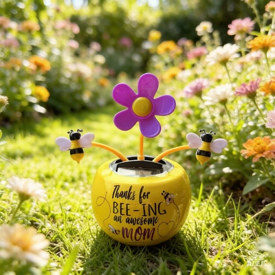 Factory Direct Sales Solar Apple Car ornaments - bees