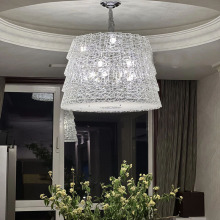 法式巴卡拉水晶长吊灯客厅餐厅个性轻奢卧室高端欧式吧台创意灯具