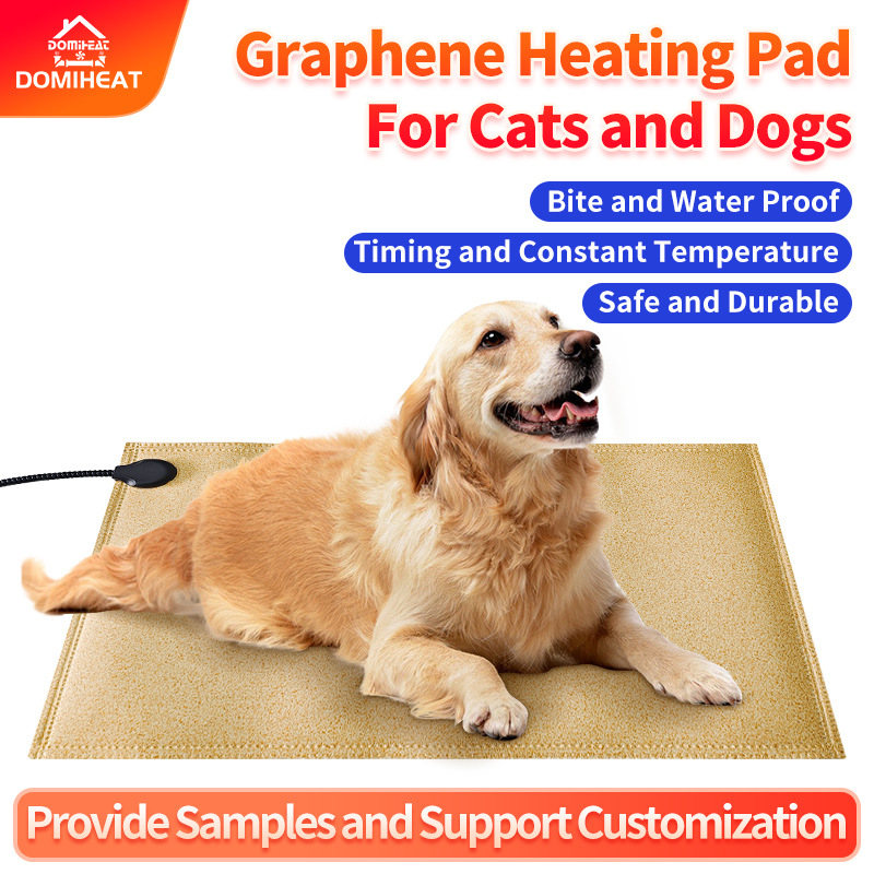 Amazon comercio exterior almohadilla térmica para mascotas impermeable antiarañazos y mordeduras manta eléctrica para perros y gatos juego de calefacción europeo, británico, americano, australiano y japonés