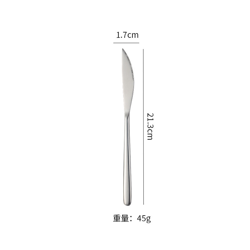 エイン304ステンレス食器040ドイツ製フォークフルーツフォーク丸スプーンアイスクリームスプーン滑らかな縁厚みのあるギフト|undefined
