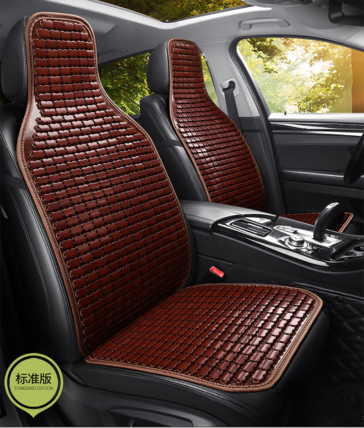 Summer bamboo car seat cushion wuling glory double row seat cover light small card liuzhou wuling van universal