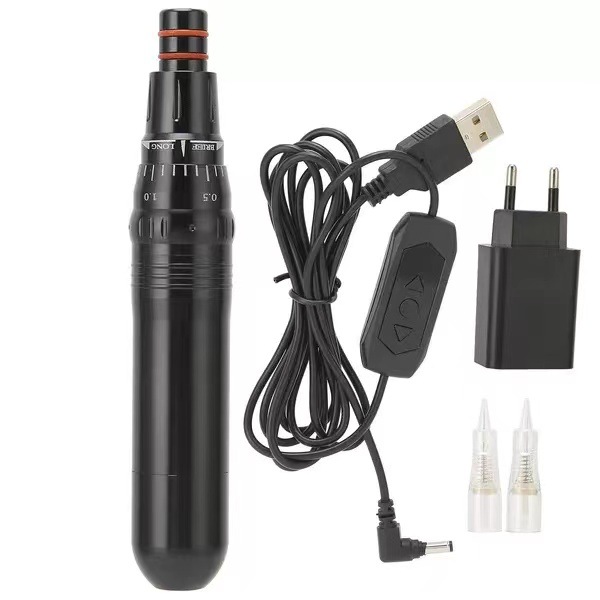 Instrumento de bordado de tatuaje de tiro completo W2 (sin boca de cáñamo)