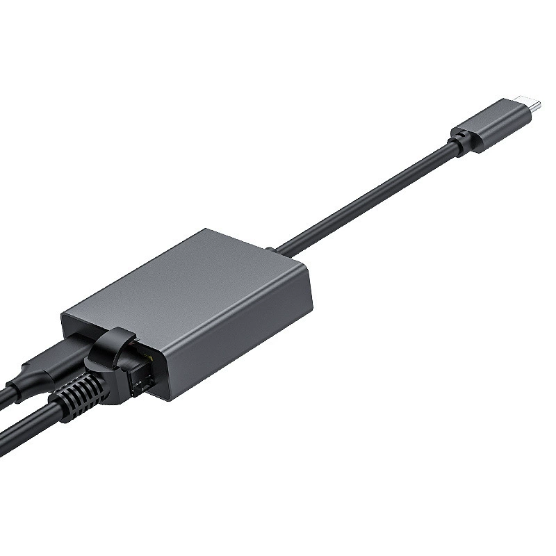 Тип-C Ethernet карта-конвертер для мобильного телефона, плоский сетевой конвертер, подходит для Xiaomi, Huawei, Redmi, Samsung