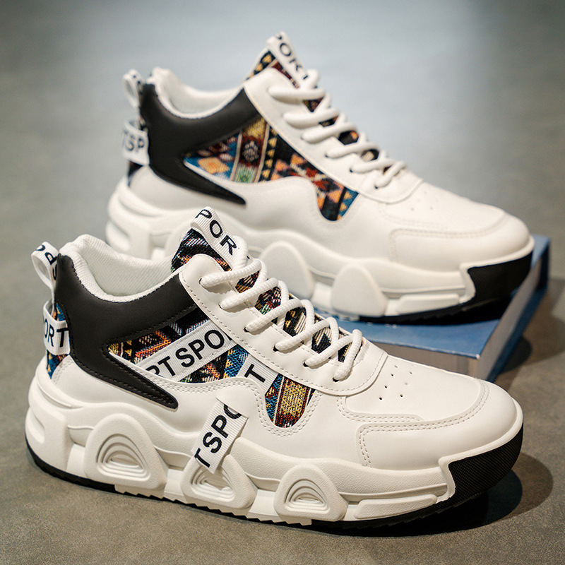 2026 primavera nueva alta transpiración universal zapatos casuales para hombres juveniles correr zapatos deportivos antideslizantes de suela gruesa