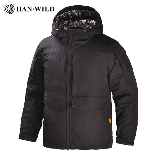 Hanye Heat Reflective Tactical Cotton Jacket Men's Winter Outdoor Camouflage Warm Windbreaker Military Fans Field Jacket