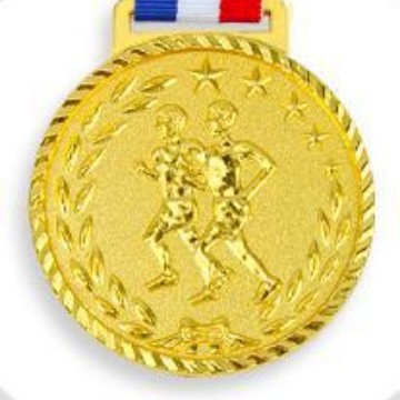 Running 307 (oro y plata cobre tres colores) 6,5 cm
