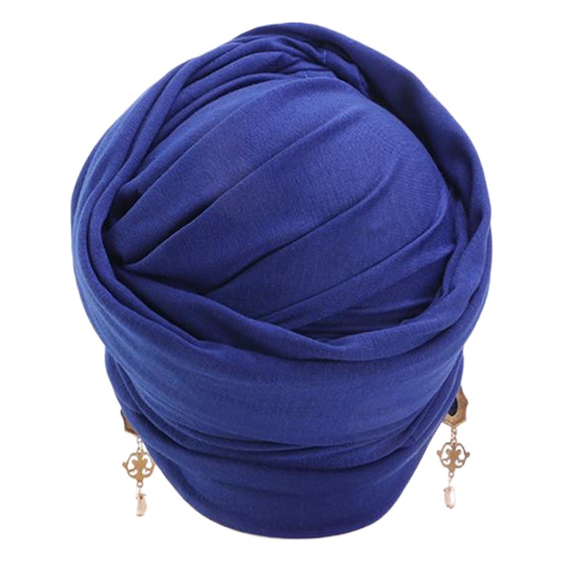 Stretch Cotton Long Tail Wrapping Cap Scarf Cap Indian Cap Long Tail Cap TJM-440