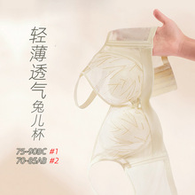 性感贝壳式聚拢定型调整型内衣聚拢上托收副乳防垂软钢圈文胸包递