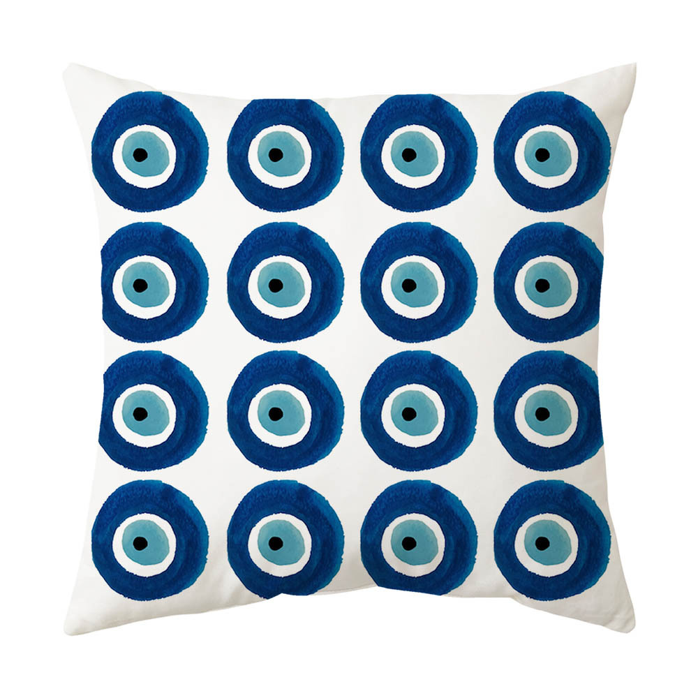 Capa de almofada evil eye almofada decorativa macia para sofá_voghion.com