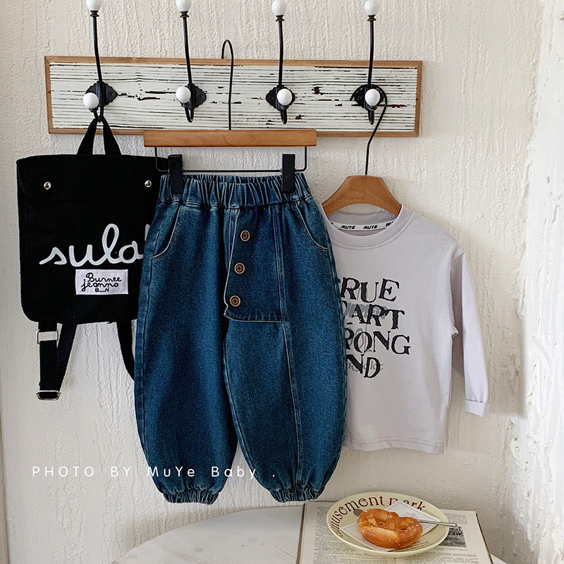 Children's spring fashionable jeans