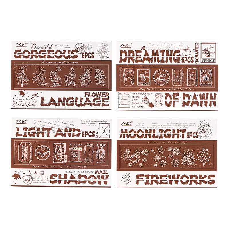 Serie de sellos elegantes Sello de mano de madera creativa retro Decoración de cuentas de mano de bricolaje Sello de madera de loto transfronterizo